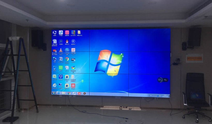 爱普乐液晶拼接屏进驻临清农商银行
